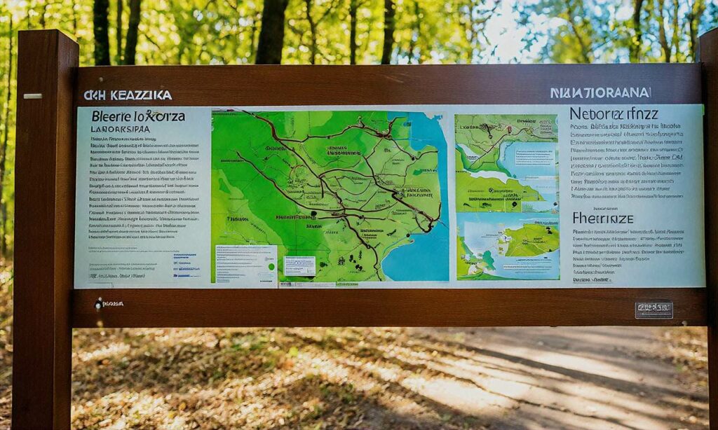 Biebrzański park narodowy mapa szlaków