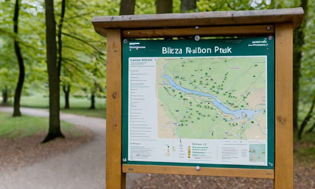 Biebrzański park narodowy mapa szlaków